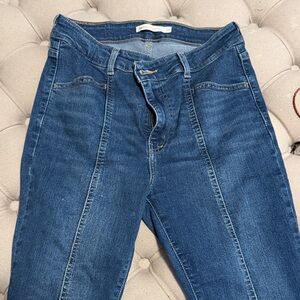 Classic Blue Straight Leg Women's Jeans